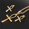Everyday Ankh Necklace Earring set That Ankh Life Necklaces Earrings