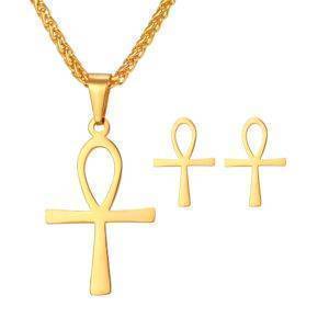 Everyday Ankh Necklace Earring set That Ankh Life Necklaces Earrings