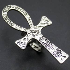 Vintage Tribal Ankh Ring That Ankh Life Rings