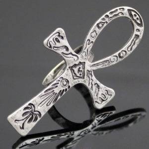 Vintage Tribal Ankh Ring That Ankh Life Rings