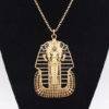 Black and Gold Pharaoh Necklace That Ankh Life Necklaces