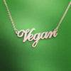 Vegan Script Necklace That Ankh Life Necklaces