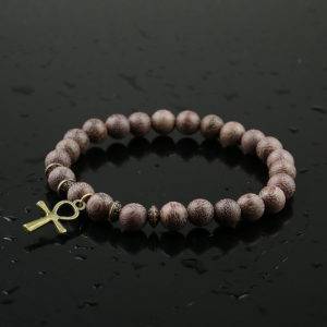 Natural Violet Wood Ankh Bracelets That Ankh Life Bracelets