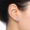 Sterling Silver CZ Ankh Earrings That Ankh Life Earrings