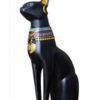 Goddess Bastet Black Egyptian Cat Figurines That Ankh Life Decor