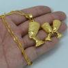 Queen Nefertiti Necklace and Earrings Set That Ankh Life Womens Necklaces Earrings