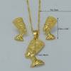 Queen Nefertiti Necklace and Earrings Set That Ankh Life Womens Necklaces Earrings