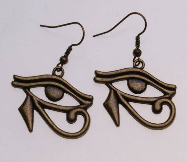 Eye of Horus Dangle Earrings That Ankh Life Earrings