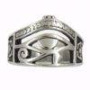 Eye of Horus Consciousness Ring That Ankh Life Featured Rings Queens Collection