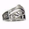 Eye of Horus Consciousness Ring That Ankh Life Featured Rings Queens Collection