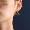 18k 3D Pyramid Stud Earrings That Ankh Life Earrings