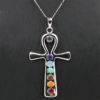 Chakra Stones Ankh Necklace That Ankh Life Mens Necklaces Womens Necklaces
