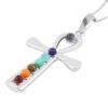Chakra Stones Ankh Necklace That Ankh Life Mens Necklaces Womens Necklaces