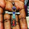 Chakra Stones Ankh Necklace That Ankh Life Mens Necklaces Womens Necklaces