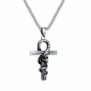 Ankh Serpent Snake Necklace That Ankh Life Featured Mens Necklaces Womens Necklaces Jewelry Necklaces