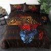 Colorful African Map Bedding 3 Piece Set That Ankh Life Decor