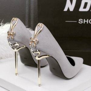 Gold Back High Heel Pumps That Ankh Life Womens Shoes