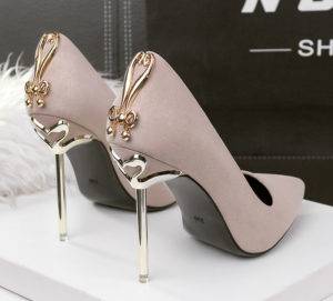 Gold Back High Heel Pumps That Ankh Life Womens Shoes