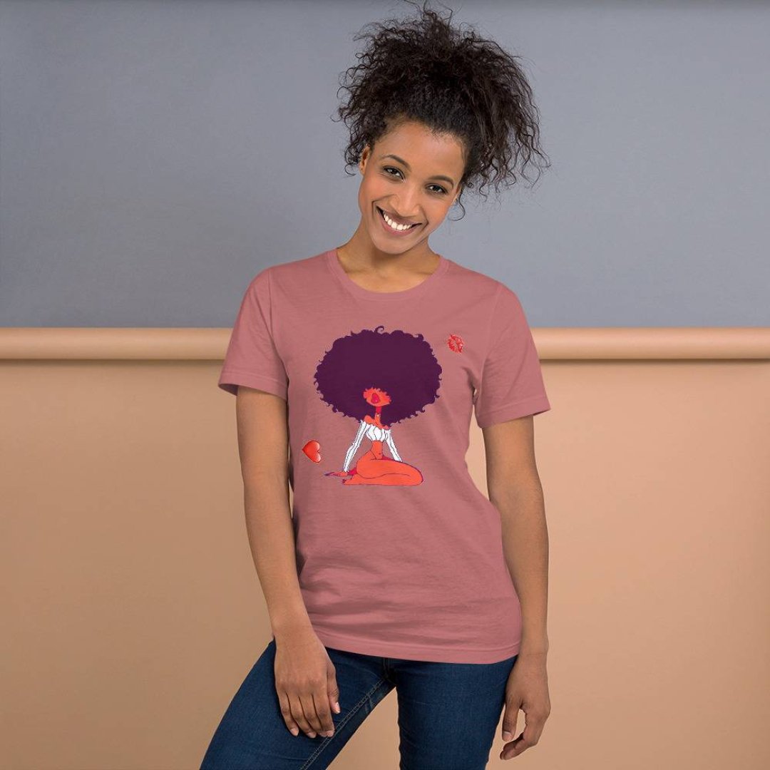 Afro Love T Shirt That Ankh