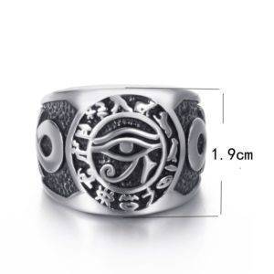 Kemetic Circle Ring That Ankh Life Rings