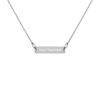Custom Engraved Bar Necklace That Ankh Life Featured Mens Necklaces Womens Necklaces Jewelry Necklaces Queens Collection