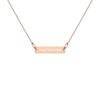 Custom Engraved Bar Necklace That Ankh Life Featured Mens Necklaces Womens Necklaces Jewelry Necklaces Queens Collection