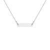 Custom Engraved Bar Necklace That Ankh Life Featured Mens Necklaces Womens Necklaces Jewelry Necklaces Queens Collection