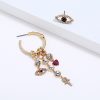 Asymmetric Eye of Horus Ankh Earring Set That Ankh Life Earrings