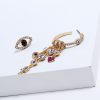 Asymmetric Eye of Horus Ankh Earring Set That Ankh Life Earrings