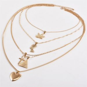 Vibrate Higher Multilayered Necklace That Ankh Life Womens Necklaces