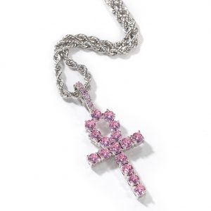 Pink Ankh Life Necklace That Ankh Life Womens Necklaces Jewelry Necklaces