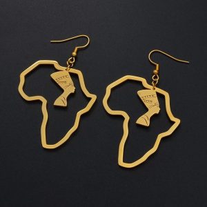 Nefertiti Africa Geometric Earrings That Ankh Life Jewelry Earrings