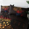 Colorful African Map Bedding 3 Piece Set That Ankh Life Decor