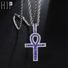 Blue Sapphire Royal Ankh Necklace That Ankh Life Mens Necklaces Womens Necklaces
