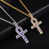 Blue Sapphire Royal Ankh Necklace That Ankh Life Mens Necklaces Womens Necklaces