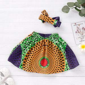 Little African Princess Skirt and Headband Set That Ankh Life Kids