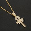 Iced Eye of Horus Ankh Necklace That Ankh Life Mens Necklaces Kings Collection