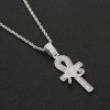 Iced Eye of Horus Ankh Necklace That Ankh Life Mens Necklaces Kings Collection