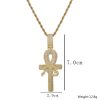 Iced Eye of Horus Ankh Necklace That Ankh Life Mens Necklaces Kings Collection