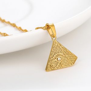 Diamond Eye Pyramid Necklace That Ankh Life Womens Necklaces Jewelry Necklaces