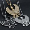 Heru Falcon Emblem Necklace That Ankh Life Mens Necklaces Jewelry Necklaces