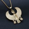 Heru Falcon Emblem Necklace That Ankh Life Mens Necklaces Jewelry Necklaces