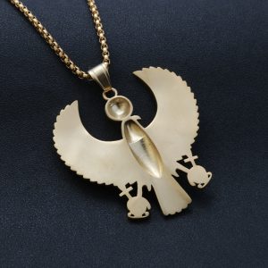 Heru Falcon Emblem Necklace That Ankh Life Mens Necklaces Jewelry Necklaces
