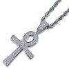 ICED EGYPTIAN CROSS NECKLACE That Ankh Life Jewelry Necklaces