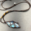 Natural Crystal Labradorite Stone Gemstone Pendant That Ankh Life Jewelry Necklaces